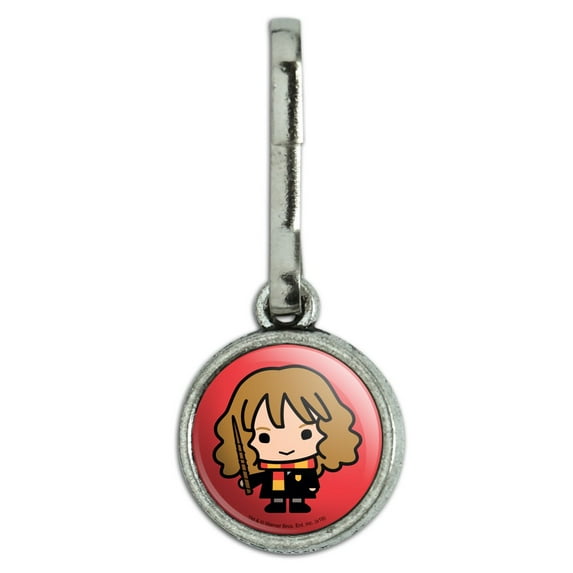 Harry Potter Cute Chibi Hermione Character Antiqued Charm Clothes Purse Suitcase Backpack Zipper Pull Aid