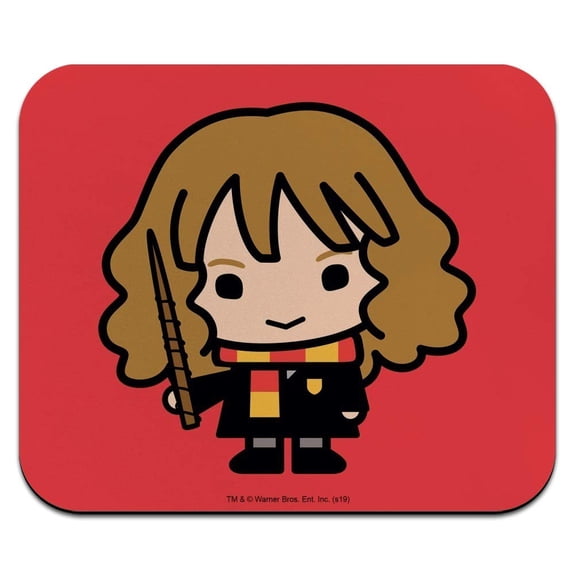 Harry Potter Cute Chibi Hermione Character Low Profile Thin Mouse Pad Mousepad