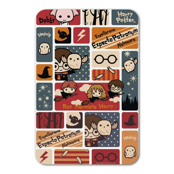 Harry Potter Cute Chibi Pattern Home Business Office Sign
