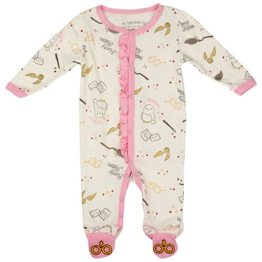 Harry Potter Cute Icons Footie Pajamas-6-9 Months
