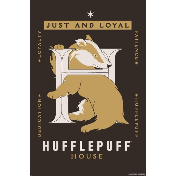 Harry Potter: Darker Arts - Hufflepuff House Wall Poster, 22.375" x 34"
