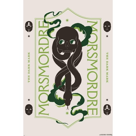 Harry Potter: Darker Arts - Morsmordre Wall Poster, 22.375" x 34"