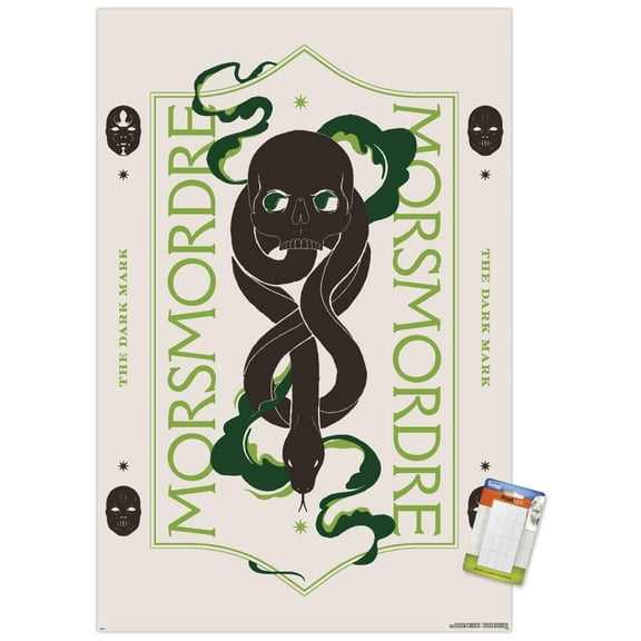 Harry Potter: Darker Arts - Morsmordre Wall Poster, 22.375" x 34"