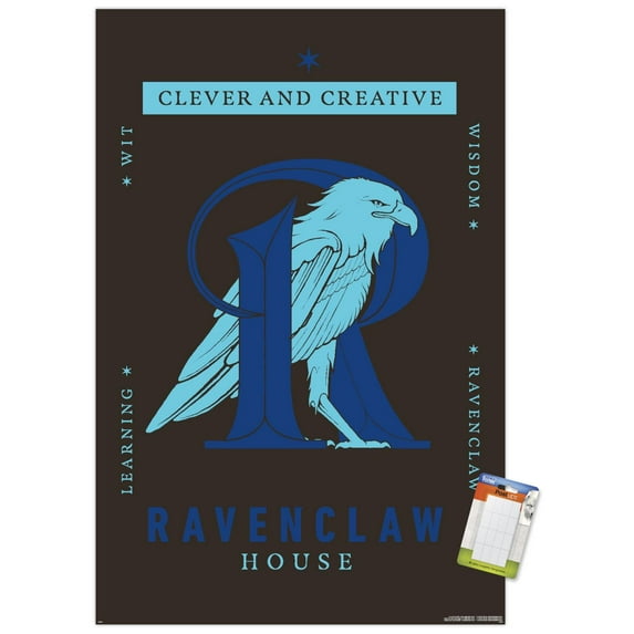 Harry Potter: Darker Arts - Ravenclaw House Wall Poster, 14.725" x 22.375"