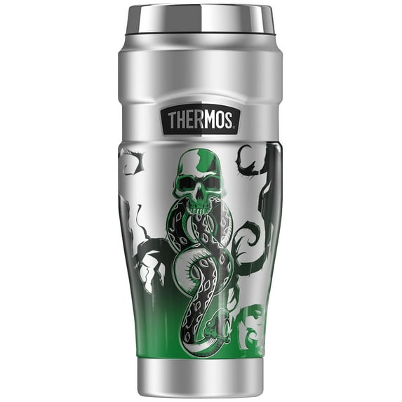 Harry Potter Death Eater Mark THERMOS STAINLESS KING Stainless Steel Travel Tumbler, Vacuum insulated & Double Wall, 16oz