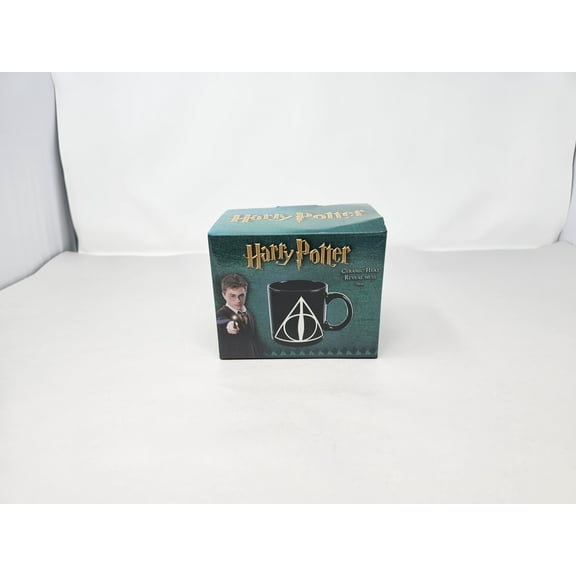 Harry Potter Deathly Hallows Ceramic Heart Reveal Mug 20oz