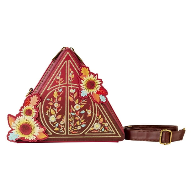Harry Potter Deathly Hallows Fall Leaves Crossbody Bag Walmart Business Supplies
