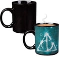 thumbnail image 1 of Harry Potter Deathly Hallows Heat Reveal Ceramic Coffee Mug - Image Activates with Heat - Gift for Kids and Adults, 1 of 5
