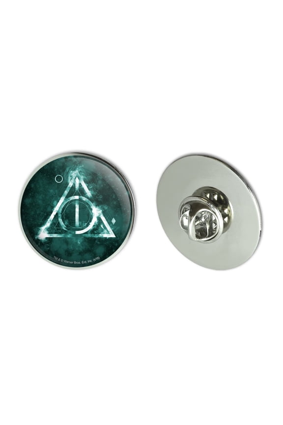 Harry Potter Deathly Hallows Logo Metal 1.1" Tie Tack Hat Lapel Pin Pinback