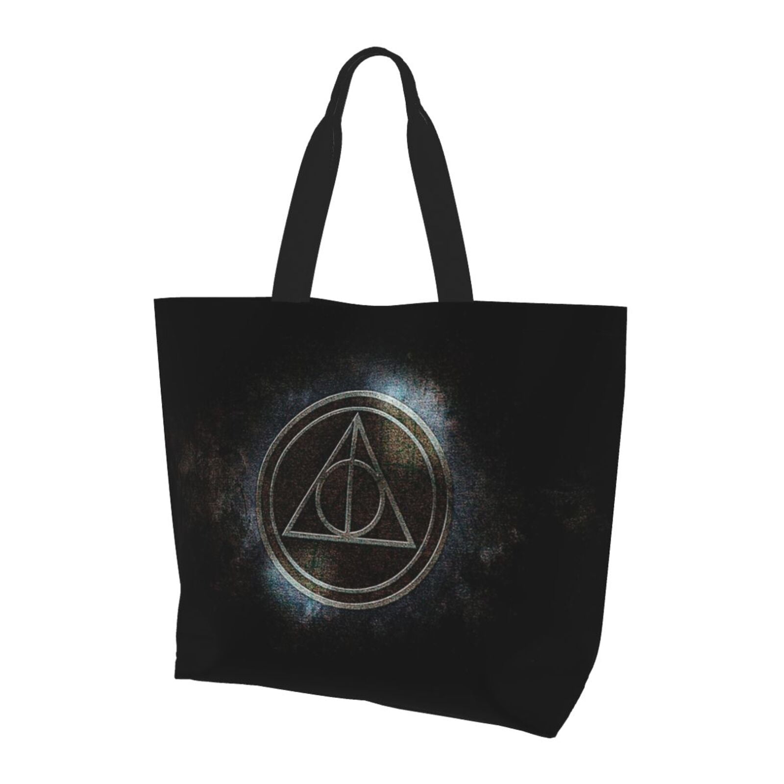 Harry Potter Deathly Hallows Tote Bags Reusable Women Shoulder Bag ...