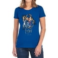 thumbnail image 1 of Harry Potter Deathly Hollows Cast Women's T Shirt, Royal, X-Large, 1 of 6