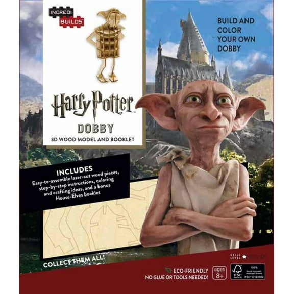 Harry Potter - Dobby: 3D Wood Model (Hardcover)