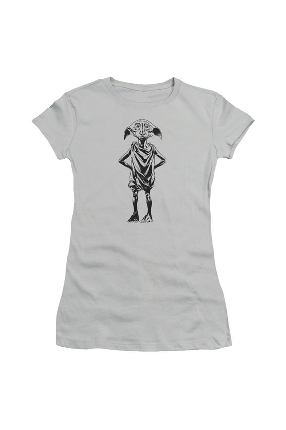 Harry Potter Dobby S/S Junior Women's T-Shirt Sheer Silver