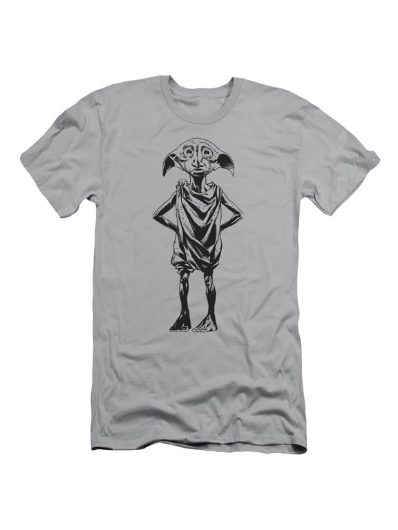 Harry Potter Dobby S/S Adult 30/1 T-Shirt Silver
