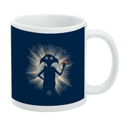 Harry Potter Dobby Snapping Ceramic Coffee Mug, Novelty Gift Mugs for Coffee, Tea and Hot Drinks, 11oz, White