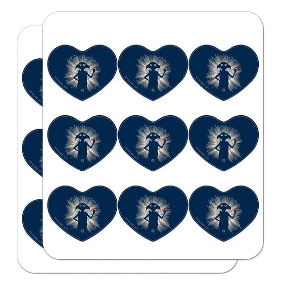 Harry Potter Dobby Snapping Heart Shaped Planner Calendar Scrapbook Craft Stickers