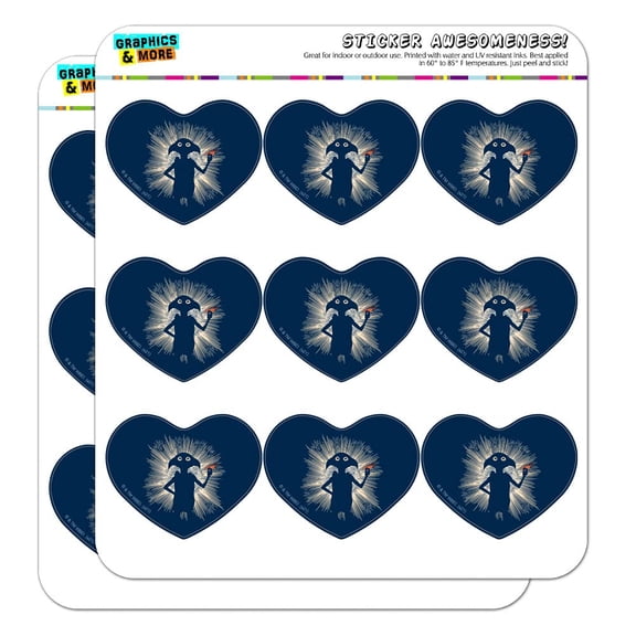 Harry Potter Dobby Snapping Heart Shaped Planner Calendar Scrapbook Craft Stickers