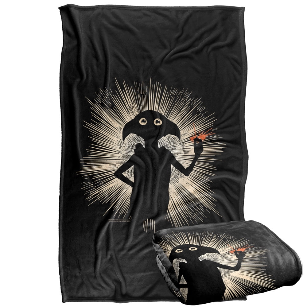 Harry Potter Dobby Snapping Silky Touch Super Soft Throw Blanket 36' x ...