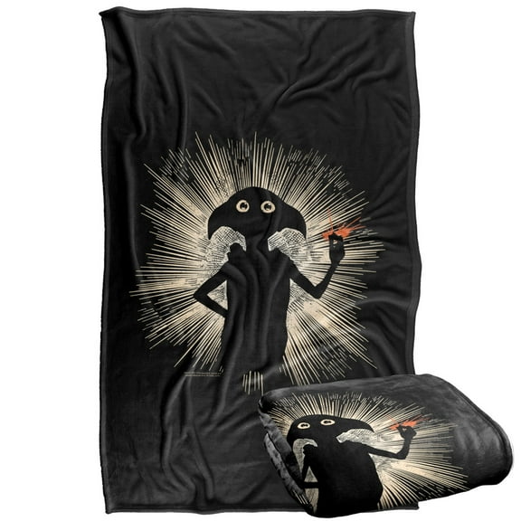 Harry Potter Dobby Snapping Silky Touch Super Soft Throw Blanket 36' x 58'