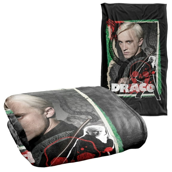 Harry Potter Draco Malfoy Photo Collage Silky Touch Super Soft Throw Blanket 36" x 58"