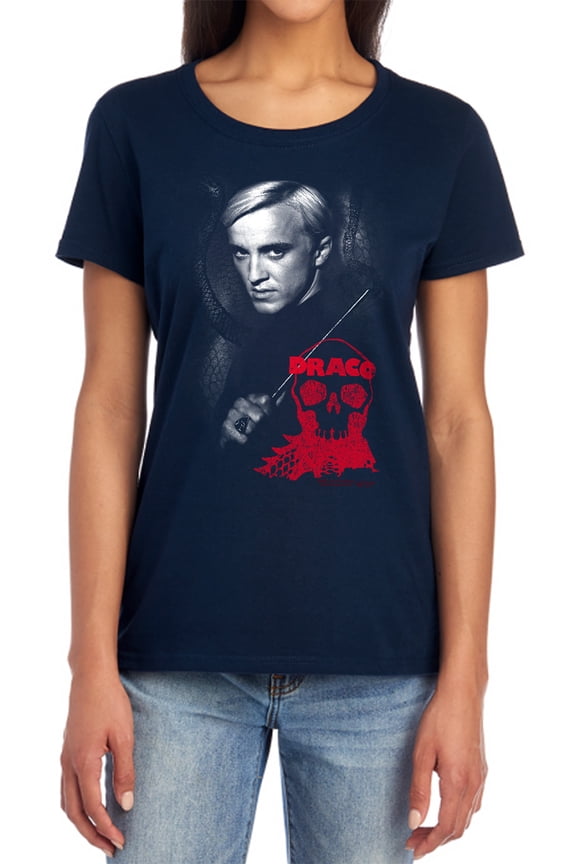 Draco Portrait Women's T Shirt, Navy, Small