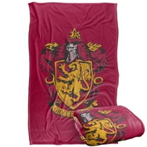 Harry Potter Drawn Gryffindor Crest Silky Touch Super Soft Throw Blanket 36' x 58'
