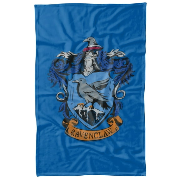Harry Potter Drawn Ravenclaw Crest Fleece Blanket 36' x 58'