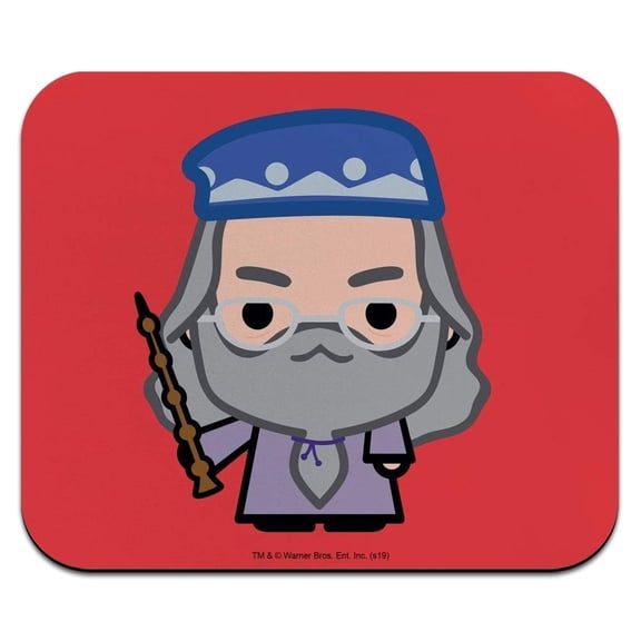 Harry Potter Dumblesore Cute Chibi Character Low Profile Thin Mouse Pad Mousepad