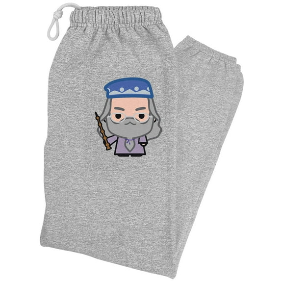 Harry Potter Dumblesore Cute Chibi Character Unisex Jogger Sweatpants for Men and Women, Athletic Heather, Small
