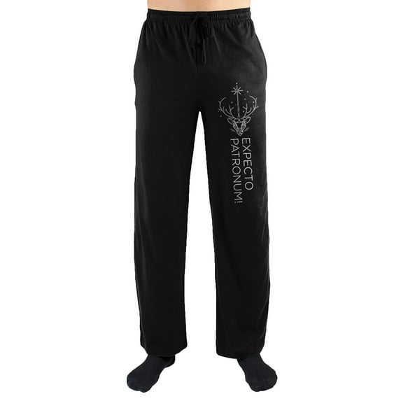 Harry Potter Expecto Patronum Print Men's Sleepwear Sleep Pants XX-Large