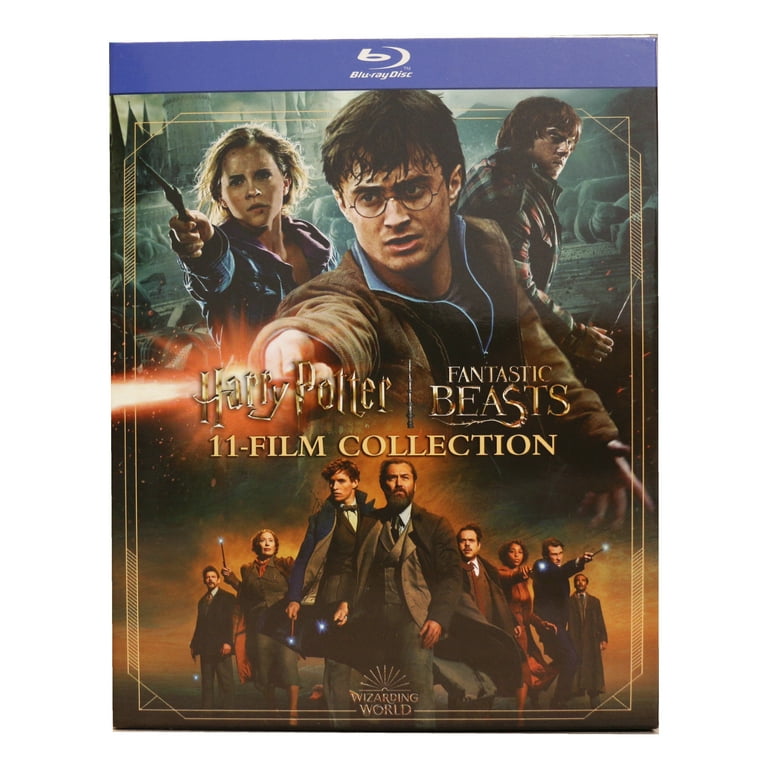 Harry Potter Fantastic Beasts Complete 11 Film Collection Box Set Blu Ray Movies Walmart