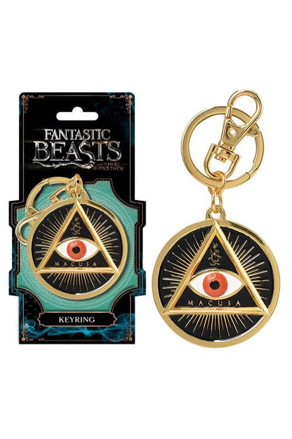 Harry Potter Fantastic Beasts Macusa Pewter Keyring