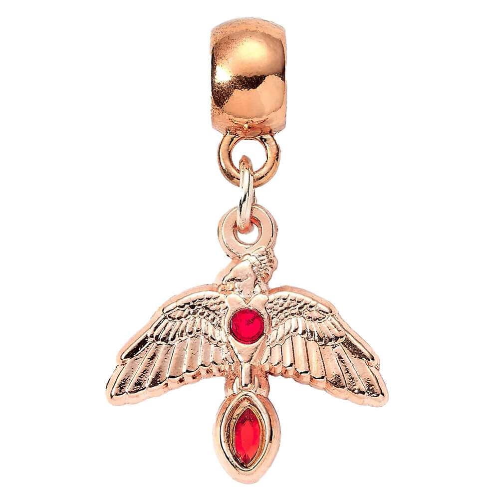 Harry Potter Fawkes the Pheonix Rose Gold Plated Slider Charm for ...