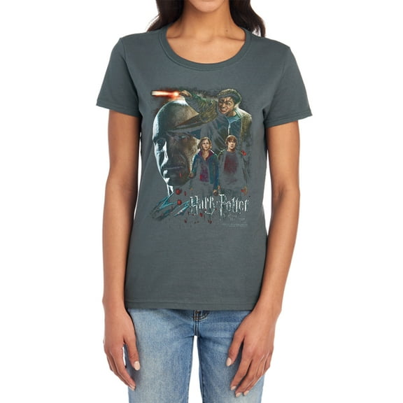 Harry Potter Final Fight Women's T Shirt, Charcoal, Small
