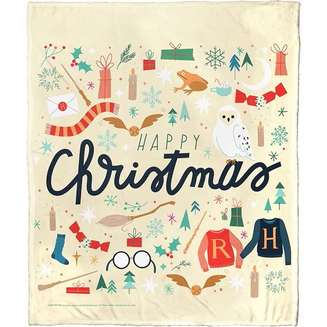 Harry Potter Flannel Touch Throw Blanket, 50 "x 40"