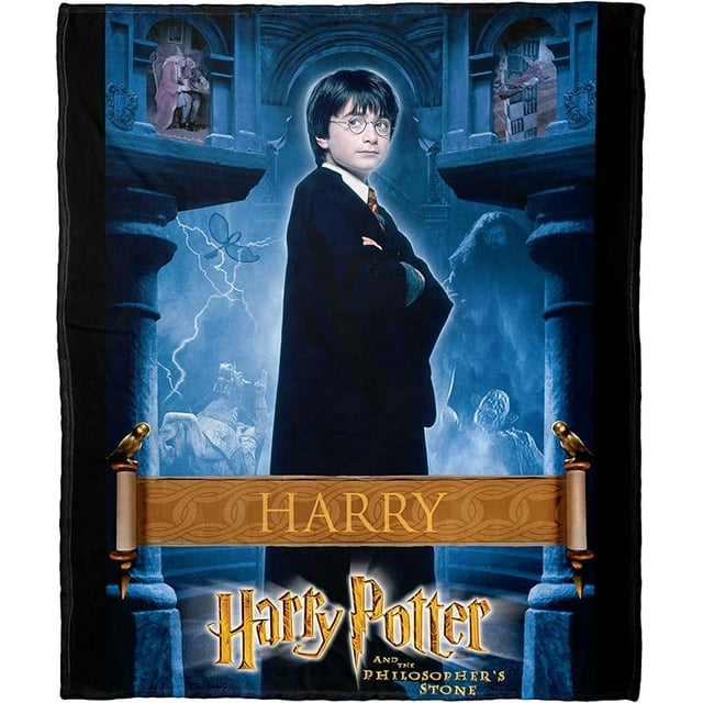 Harry Potter Flannel Touch Throw Blanket, 50 "x 40"