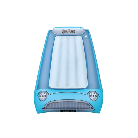 Harry Potter Flying Ford Anglia Air Mattress, Wizarding World Car-Shaped Inflatable Bed for Kids & Fans
