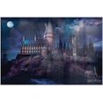 thumbnail image 1 of Harry Potter - Framed Movie Poster (Hogwarts By Night) (Size: 37" X 25") (Shiny White Aluminum Frame), 1 of 6