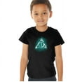 thumbnail image 1 of Harry Potter Geometric Deathly Hallows Kids T Shirt (2) for Youth Toddler Boys and Girls, Black, 1 of 5