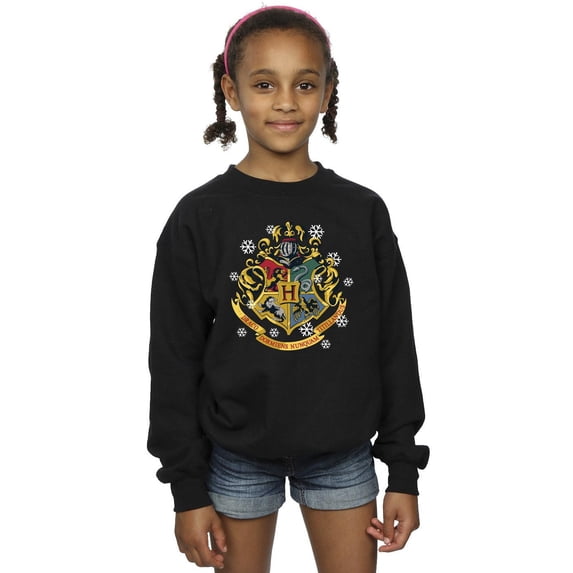 Harry Potter Girls Christmas Crest Sweatshirt