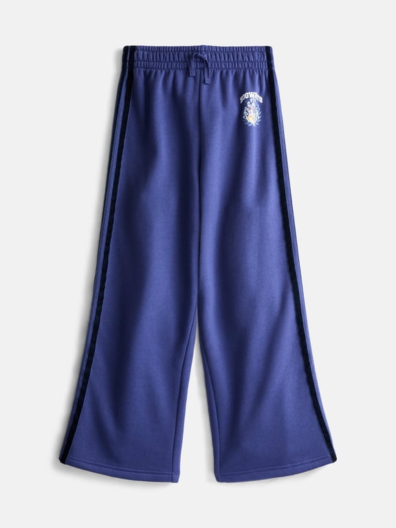 Harry Potter Girls Hogwarts Wide Leg Fleece Pants, Sizes 4-16