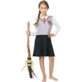 thumbnail image 1 of Harry Potter Girls' Hogwarts Hermione Gryffindor Uniform Long-Sleeve Pajama Nightgown Loungewear, 1 of 8