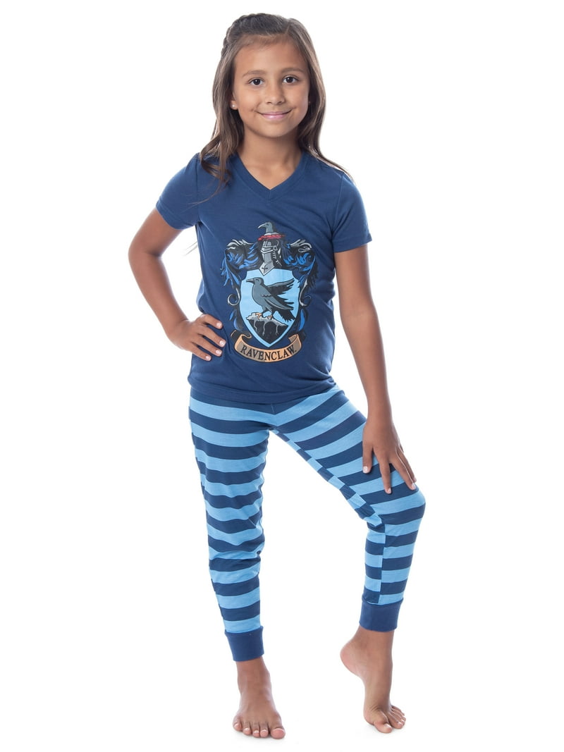 Harry Potter Girls' Hogwarts House Crest Short-Sleeve Jogger