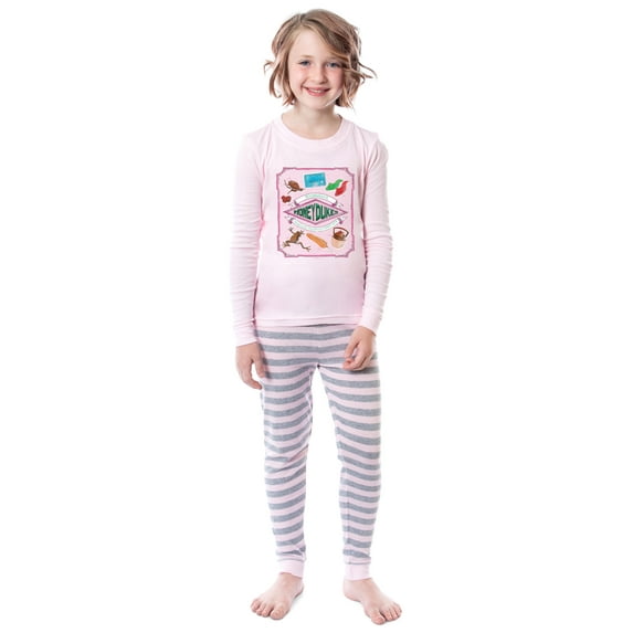 Harry Potter Girls' Honeydukes Sweet Shop Wizarding World Sleep Pajama Set