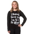 thumbnail image 1 of Harry Potter Girls' I Solemnly Swear Glow In The Dark Speckled Long-Sleeve Raglan Kids T-Shirt, 1 of 7