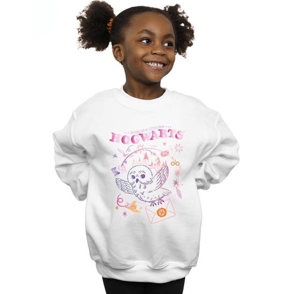 Harry Potter Girls Owl Letter Sweatshirt
