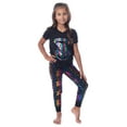 thumbnail image 1 of Harry Potter Girls' Rainbow Foil Hogwarts Crest Pajama Jogger Set, 1 of 6