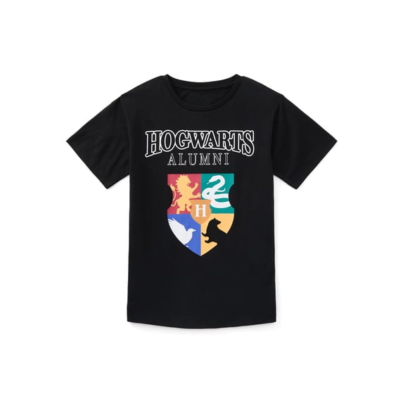 Harry Potter Girls Hogwarts Alumni Short Sleeve Graphic T-Shirt, Sizes 4-16