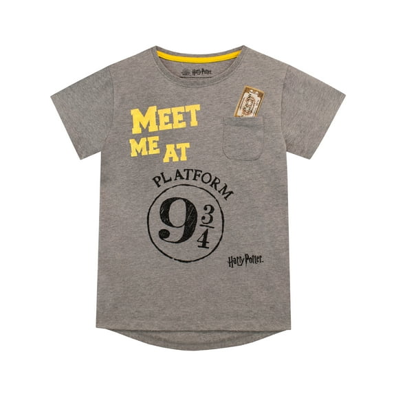 Harry Potter Girls Ticket Short Sleeve T-Shirt Sizes 6-14