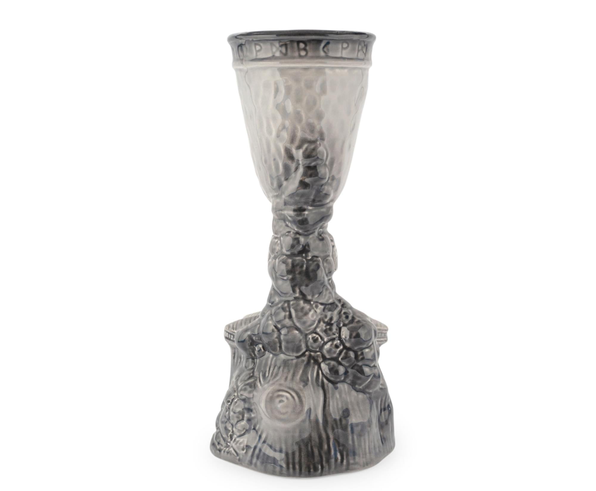 Asdomo Vintage Skull Glass Cup,With Built-In Straw,200ml/6.7oz